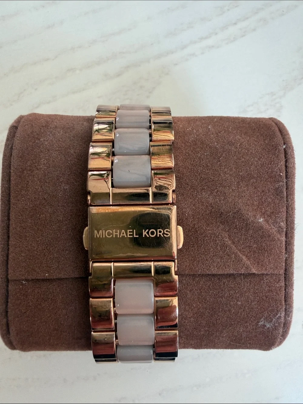 Michael Kors Rose Gold Crystal Pavé Bracelet Watch